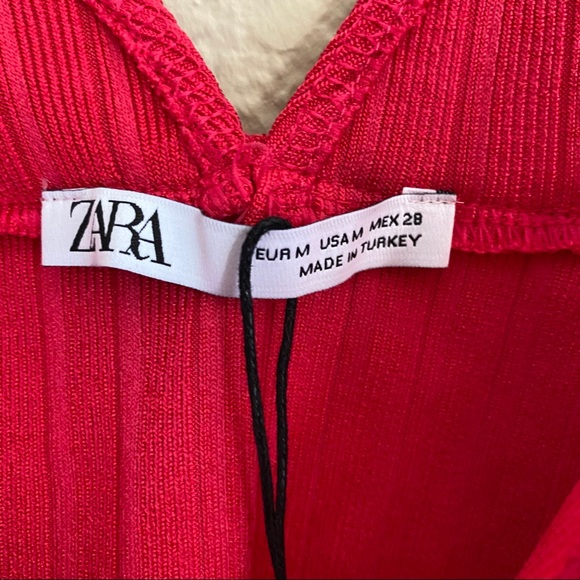 Zara Fuschia Crop Tank Top - NWT - Picture 9 of 10